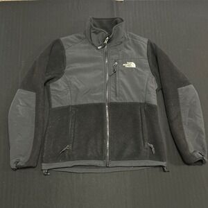 The North Face Denali Polartec Fleece Jacket Black Womens Small Full Zip Coat